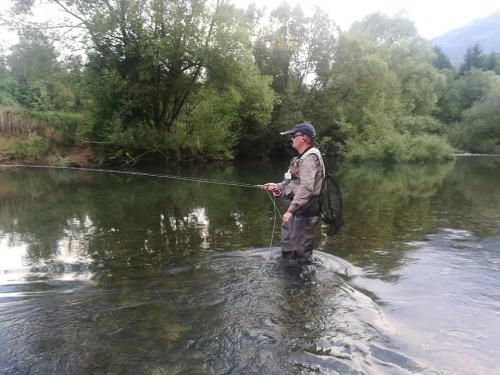 fly fishing in Montenegro, Fly fishing Bijelo Polje, Fly fisking Lim river